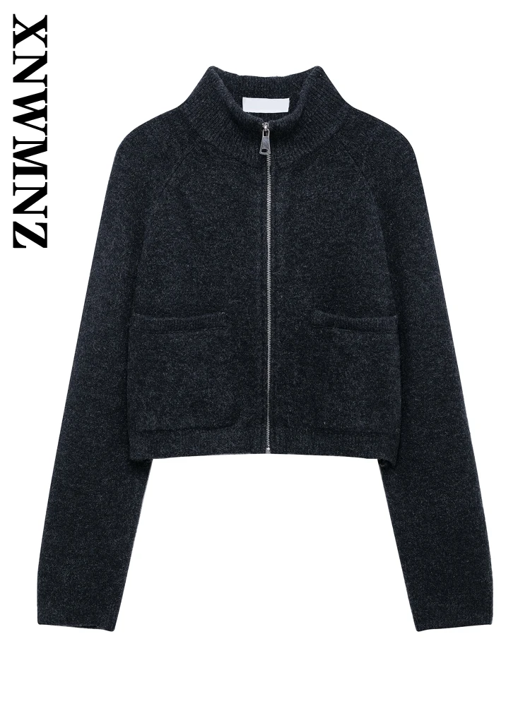 XNWMNZ 2024 Autumn Wear New Female Trendy Knitted Jacket Outerwear Casual Spring Lady Long Sleeve Stand Collar Coat Sweater Top
XNWMNZ 2024 Autumn Wear New Female Trendy Knitted Jacket Outerwear Casual Spring Lady Long Sleeve Stand Collar Coat Sweater Top