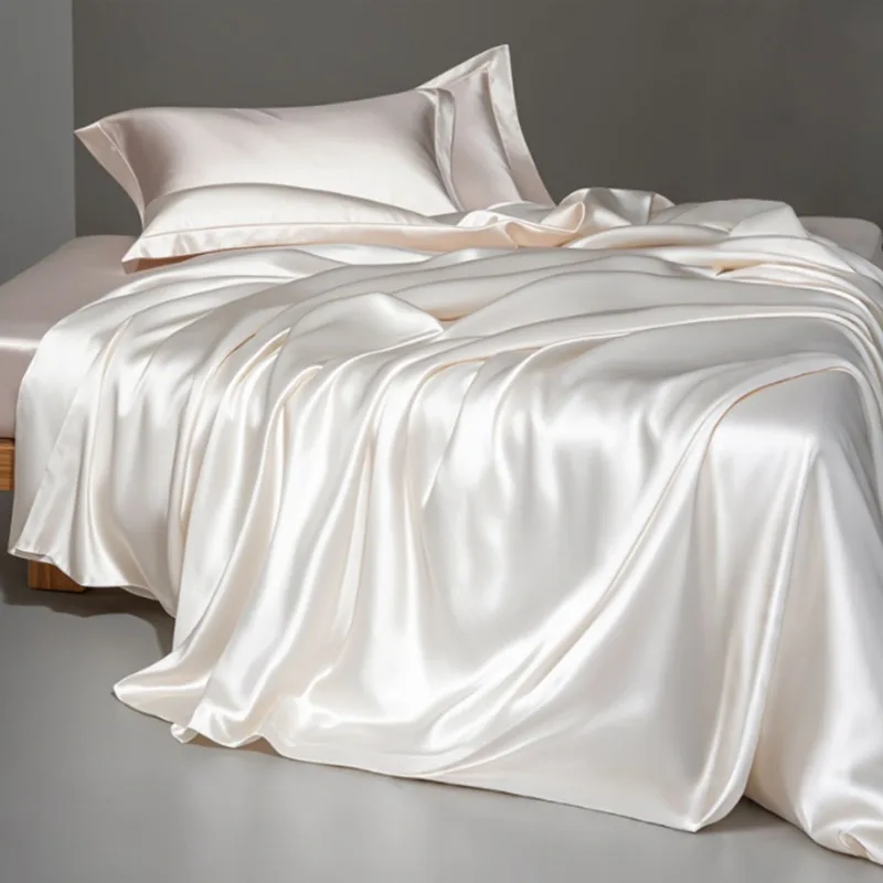 Custom Mulberry Silk Bedding Sets Bed Sheets Comfortable Softer Duvet Covers Bedding Set Skin-friendly for Sensitive Skin
Custom Mulberry Silk Bedding Sets Bed Sheets Comfortable Softer Duvet Covers Bedding Set Skin-friendly for Sensitive Skin