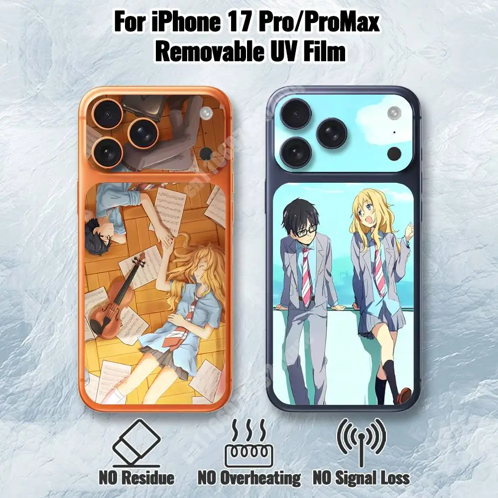 A-April Shigatsu-S Kaori Kousei Removable UV Film for iPhone 17 Pro 17 ProMax Protective Sticker
A-April Shigatsu-S Kaori Kousei Removable UV Film for iPhone 17 Pro 17 ProMax Protective Sticker