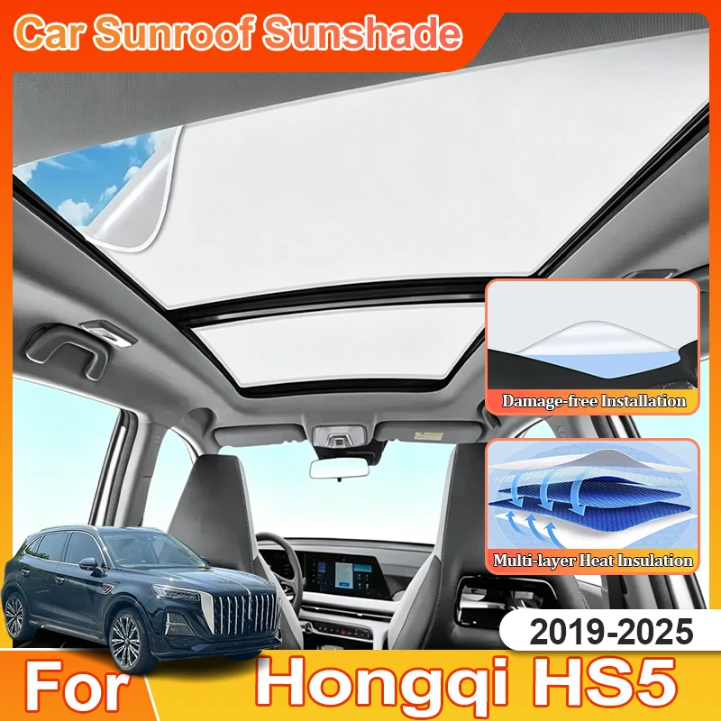 Car Sunshades For Hongqi HS5 2019 2020 2021-2025 Car Shades Electrostatic Adsorption Sun Visor Sunroof Car Accessories Interior
Car Sunshades For Hongqi HS5 2019 2020 2021-2025 Car Shades Electrostatic Adsorption Sun Visor Sunroof Car Accessories Interior
