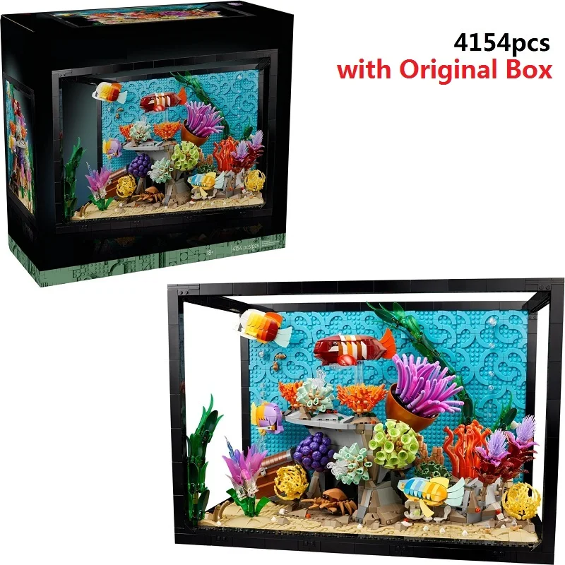 tropical aquarium fish tank model marine animals children's Christmas assembly building blocks toys With Original Box
tropical aquarium fish tank model marine animals children's Christmas assembly building blocks toys With Original Box