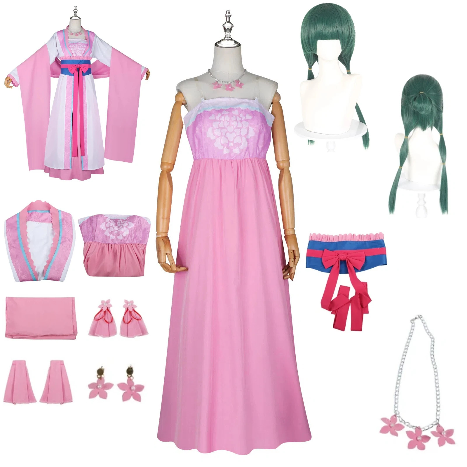 Anime The Apothecary Diaries Concubine Cosplay CostumeWig Pink Ancient Style Dress Liguo Harem Outfit Secondary Ancient Stage Up
Anime The Apothecary Diaries Concubine Cosplay CostumeWig Pink Ancient Style Dress Liguo Harem Outfit Secondary Ancient Stage Up