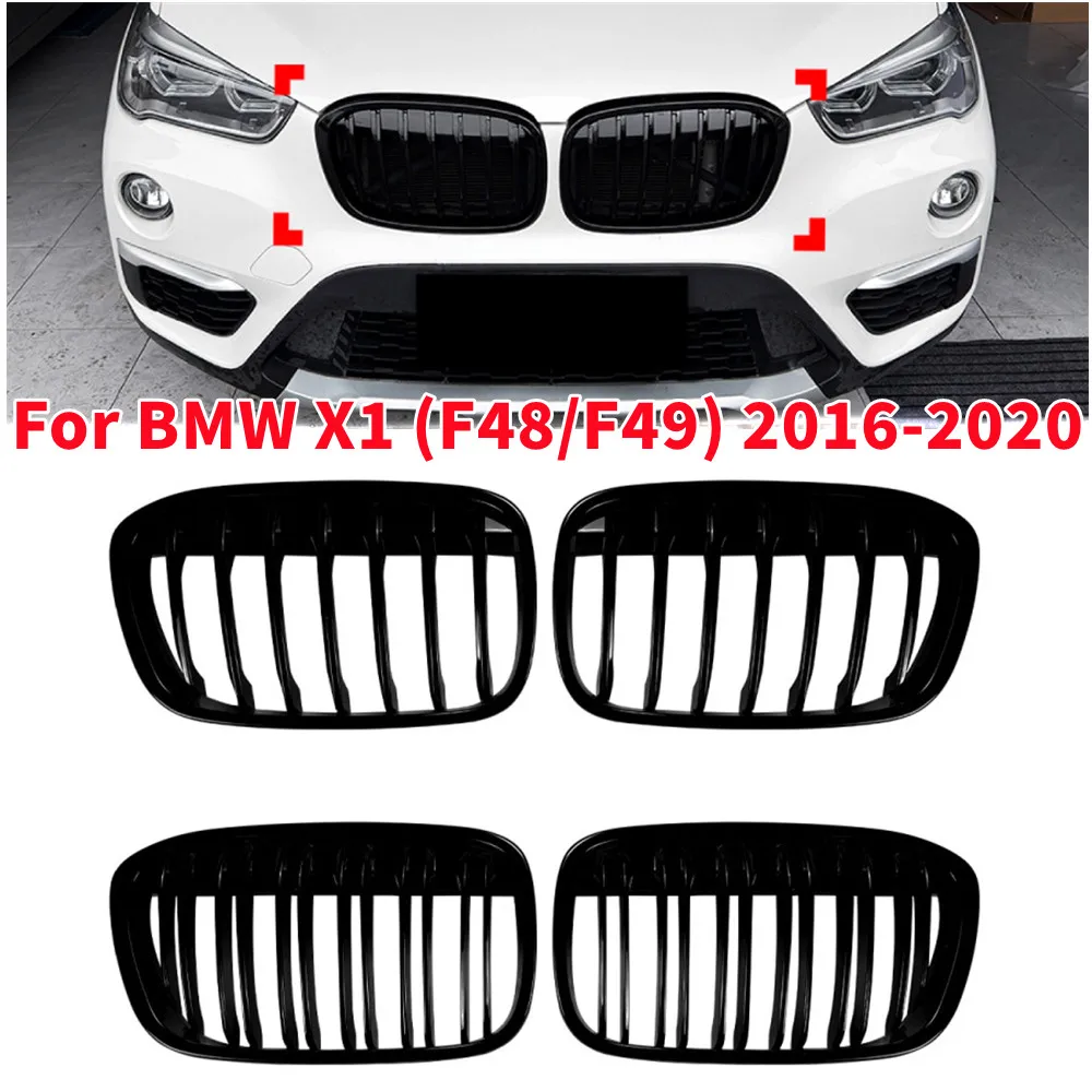 For BMW X1 (F48/F49) 2016-2020 Front Hood Kidney Bumper Racing Grille Mesh Single/Double Slat Grill Car Replacement Accessories
For BMW X1 (F48/F49) 2016-2020 Front Hood Kidney Bumper Racing Grille Mesh Single/Double Slat Grill Car Replacement Accessories