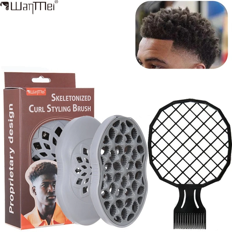 Portable 2Pcs Curly Hair Styling Kit hollowed out mesh Curl Brush + Twist It Up Comb for Men’s Textured & Coily Hair
Portable 2Pcs Curly Hair Styling Kit hollowed out mesh Curl Brush + Twist It Up Comb for Men’s Textured & Coily Hair
