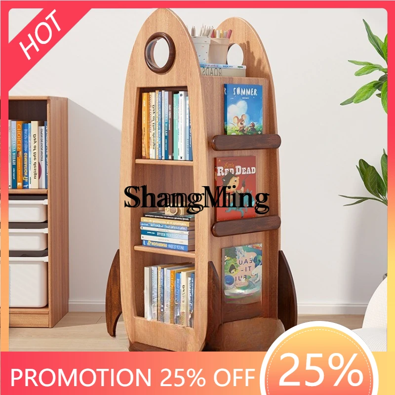 SM New Rotating Bookshelf Solid Wood 3-layer Picture Book Display Baby Storage Reading Area Bookcase
SM New Rotating Bookshelf Solid Wood 3-layer Picture Book Display Baby Storage Reading Area Bookcase