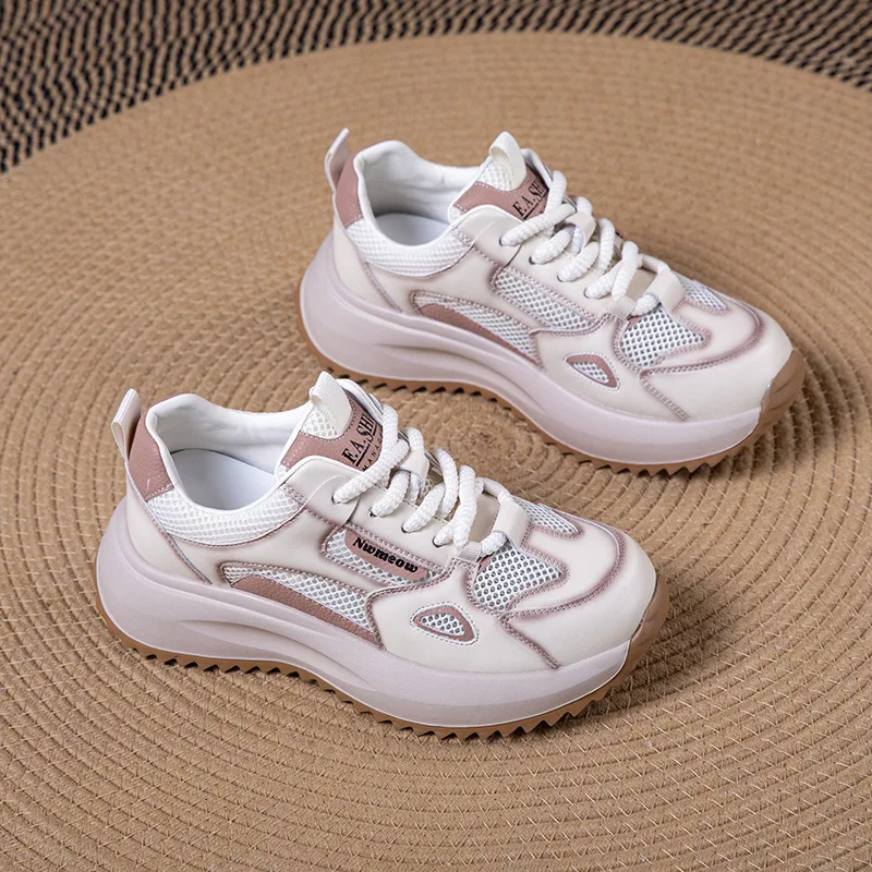 New Sports Shoes for Women Summer Women's Non-slip Soft Sole Mesh Breathable Shoes Outdoor Versatile Casual Elevator Shoes
New Sports Shoes for Women Summer Women's Non-slip Soft Sole Mesh Breathable Shoes Outdoor Versatile Casual Elevator Shoes