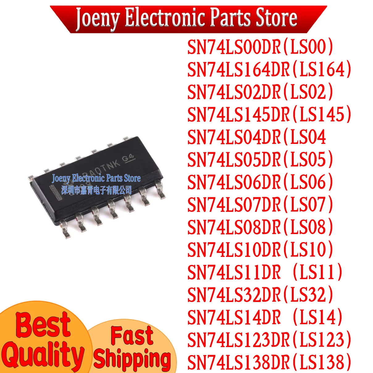 SN74LS00DR 74LS02DR 74LS04DR 74LS05DR 74LS06DR 74LS07DR 74LS08DR 74LS10DR 74LS11DR 74LS14DR 32DR 123DR 138DR Evaluation board
SN74LS00DR 74LS02DR 74LS04DR 74LS05DR 74LS06DR 74LS07DR 74LS08DR 74LS10DR 74LS11DR 74LS14DR 32DR 123DR 138DR Evaluation board