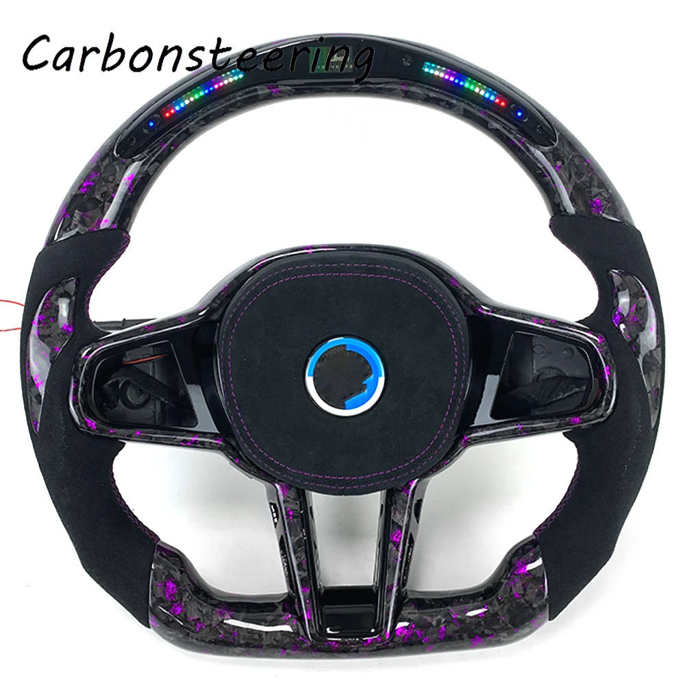 Racing style design for BMW LED customized forged carbon fiber steering wheel for G20 G30 G80 F90 G82 G87 M3 M4 CS LCI upgraded
Racing style design for BMW LED customized forged carbon fiber steering wheel for G20 G30 G80 F90 G82 G87 M3 M4 CS LCI upgraded