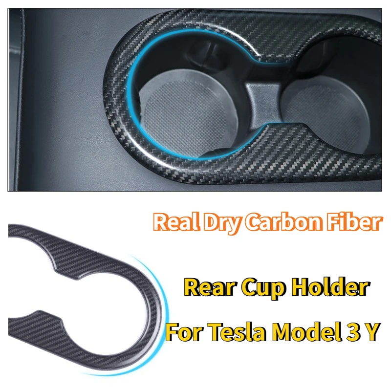 Задняя крышка держателя стакана для воды для Tesla Model 3 Y 2017-2023, настоящая сухая крышка из углеродного волокна 3K 240G, аксессуары для задней крышки стакана для воды
Задняя крышка держателя стакана для воды для Tesla Model 3 Y 2017-2023, настоящая сухая крышка из углеродного волокна 3K 240G, аксессуары для задней крышки стакана для воды