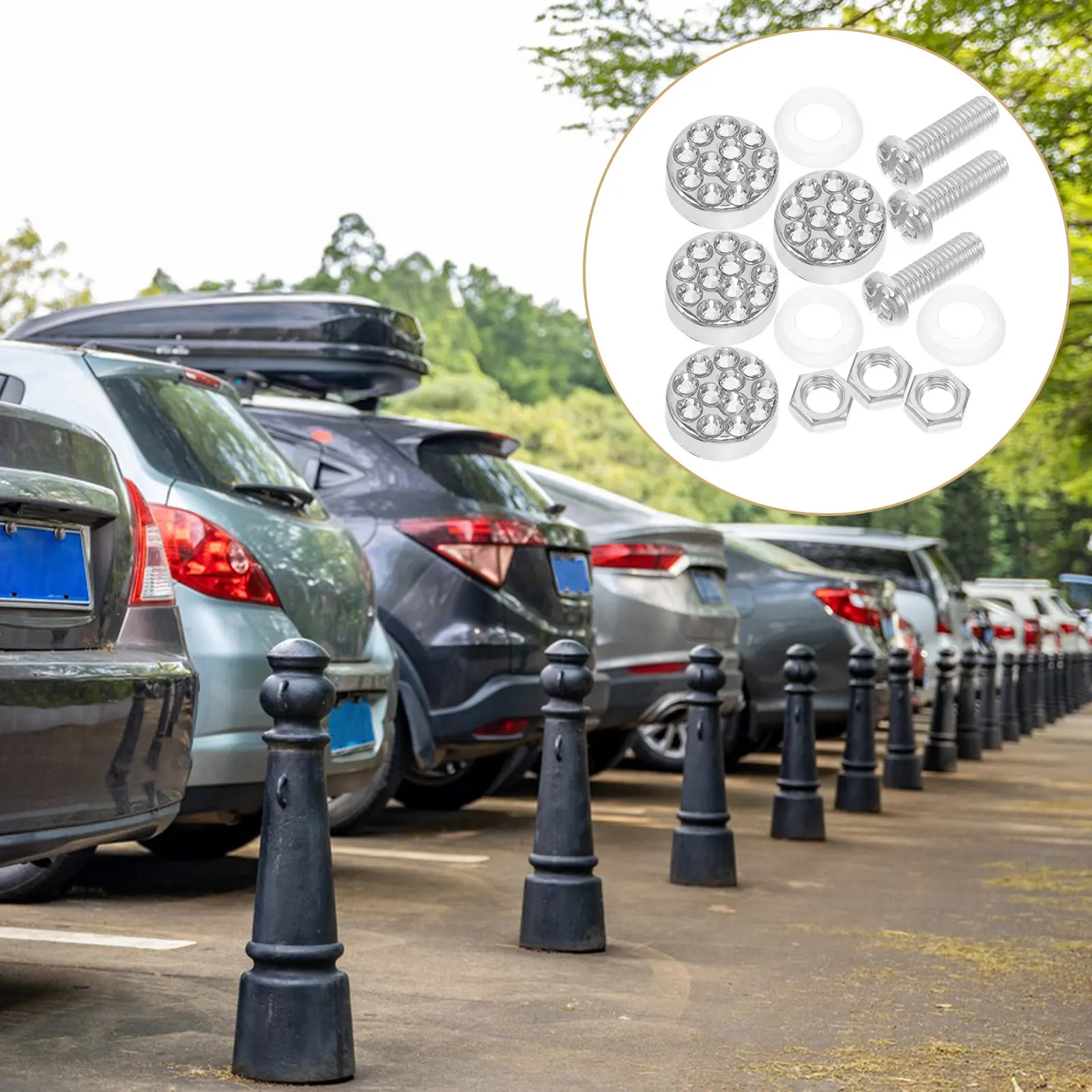 1 Set Anti-Theft License Plate Frame Clip Screws Universal Car License Plate Mounting Kit Metal Fasteners Decorative Fixing
1 Set Anti-Theft License Plate Frame Clip Screws Universal Car License Plate Mounting Kit Metal Fasteners Decorative Fixing