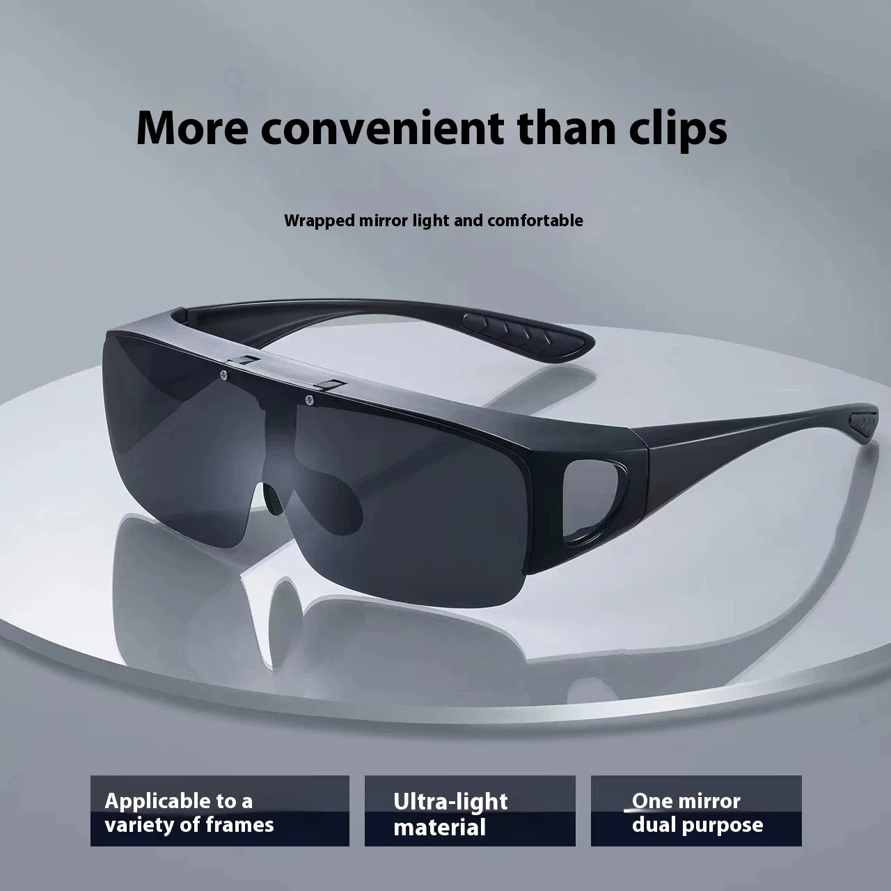 Motorcycle Riding Sunglasses – Polarized Flip-Up Lens UV400 Protection Fits Over Eyeglasses (Men & Women)
Motorcycle Riding Sunglasses – Polarized Flip-Up Lens UV400 Protection Fits Over Eyeglasses (Men & Women)