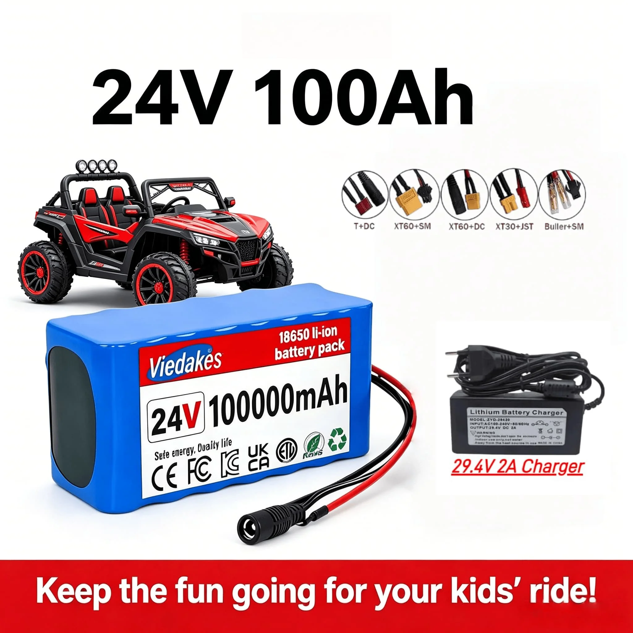 ✈️ 24V Working Battery Free Charger Custom Port Provide Power For Pump Scooter Wheelchair Camping Household Device 24V Hausakku
✈️ 24V Working Battery Free Charger Custom Port Provide Power For Pump Scooter Wheelchair Camping Household Device 24V Hausakku