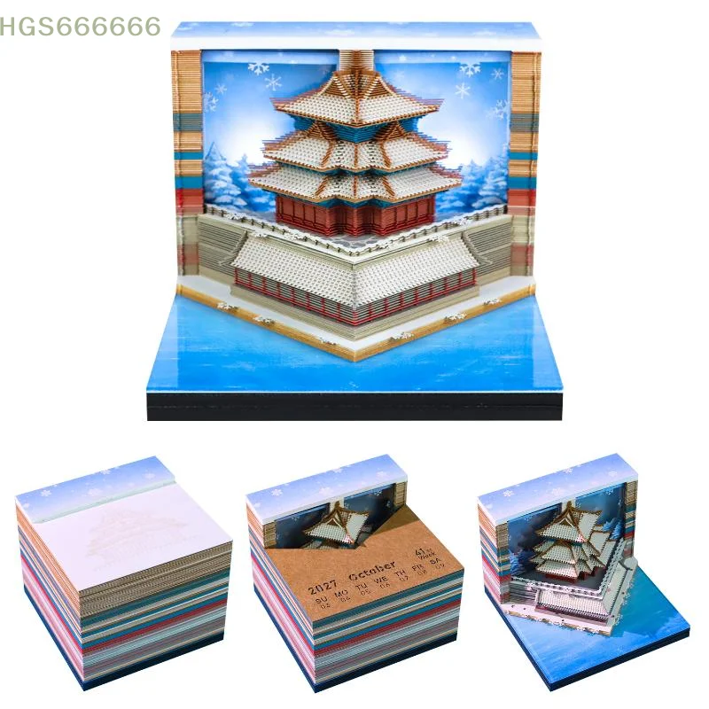 Time Piece Calendar 2027 Desk Calendar With LED Light 3D Tear-away Calendar Paper Carving Art Memo Pad Notepad Gift For Christma
Time Piece Calendar 2027 Desk Calendar With LED Light 3D Tear-away Calendar Paper Carving Art Memo Pad Notepad Gift For Christma