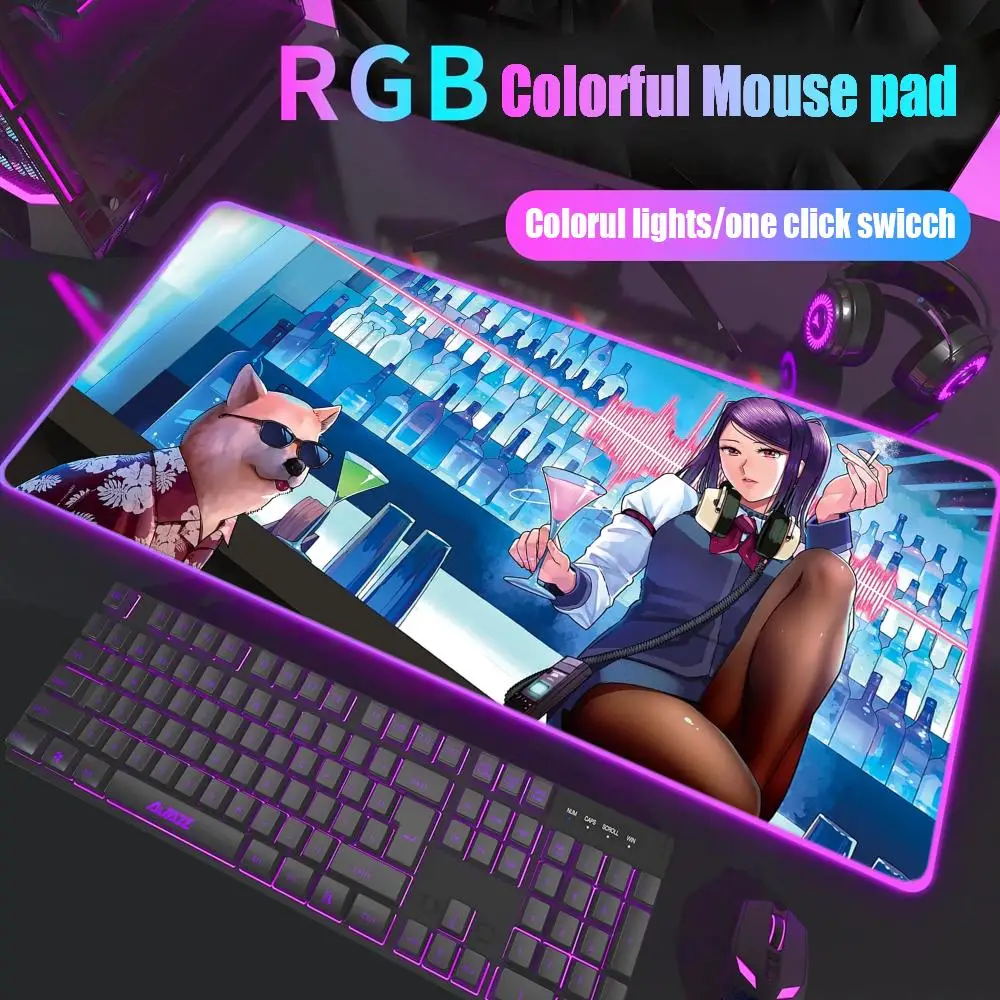 VA-11 Hall-A Mouse Pad Gamer Rgb Desk Mat Back Light Led Mousepad Setup Gaming Accessories Deskmat Big Mousepad Backlight
VA-11 Hall-A Mouse Pad Gamer Rgb Desk Mat Back Light Led Mousepad Setup Gaming Accessories Deskmat Big Mousepad Backlight