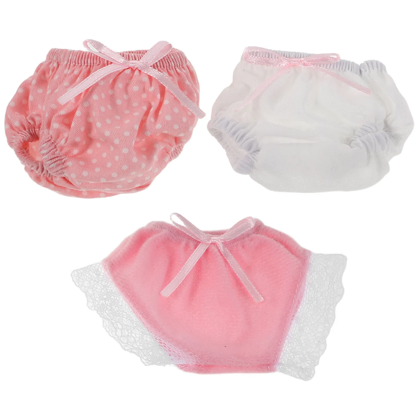 3Pcs Baby Underpants Set Soft Elastic Fit Newborn Underwear Clothes Reusable Infant Accessories Clothes for Plushies
3Pcs Baby Underpants Set Soft Elastic Fit Newborn Underwear Clothes Reusable Infant Accessories Clothes for Plushies