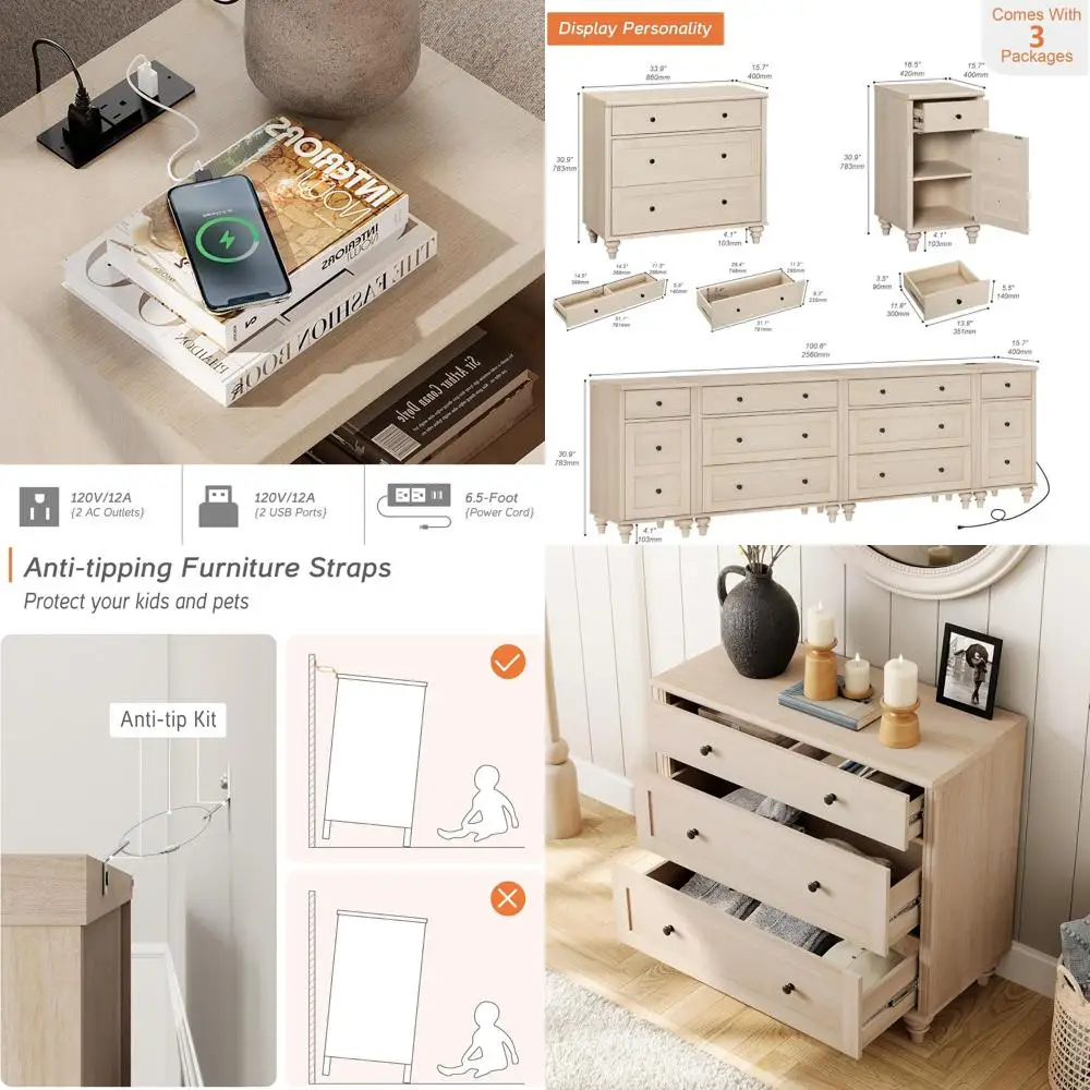 Современный детский комод середины века с 8 ящиками, 2 шкафами, зарядными тумбочками и широким детским комодом, бежевый, 101
Современный детский комод середины века с 8 ящиками, 2 шкафами, зарядными тумбочками и широким детским комодом, бежевый, 101