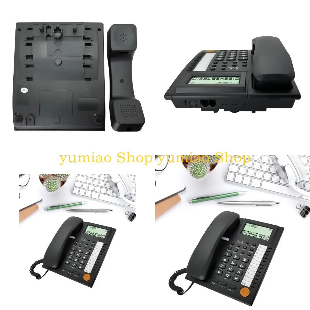 587B Corded Telephone Desk Landline Phone Desktop House Phone Seniors Caller
587B Corded Telephone Desk Landline Phone Desktop House Phone Seniors Caller