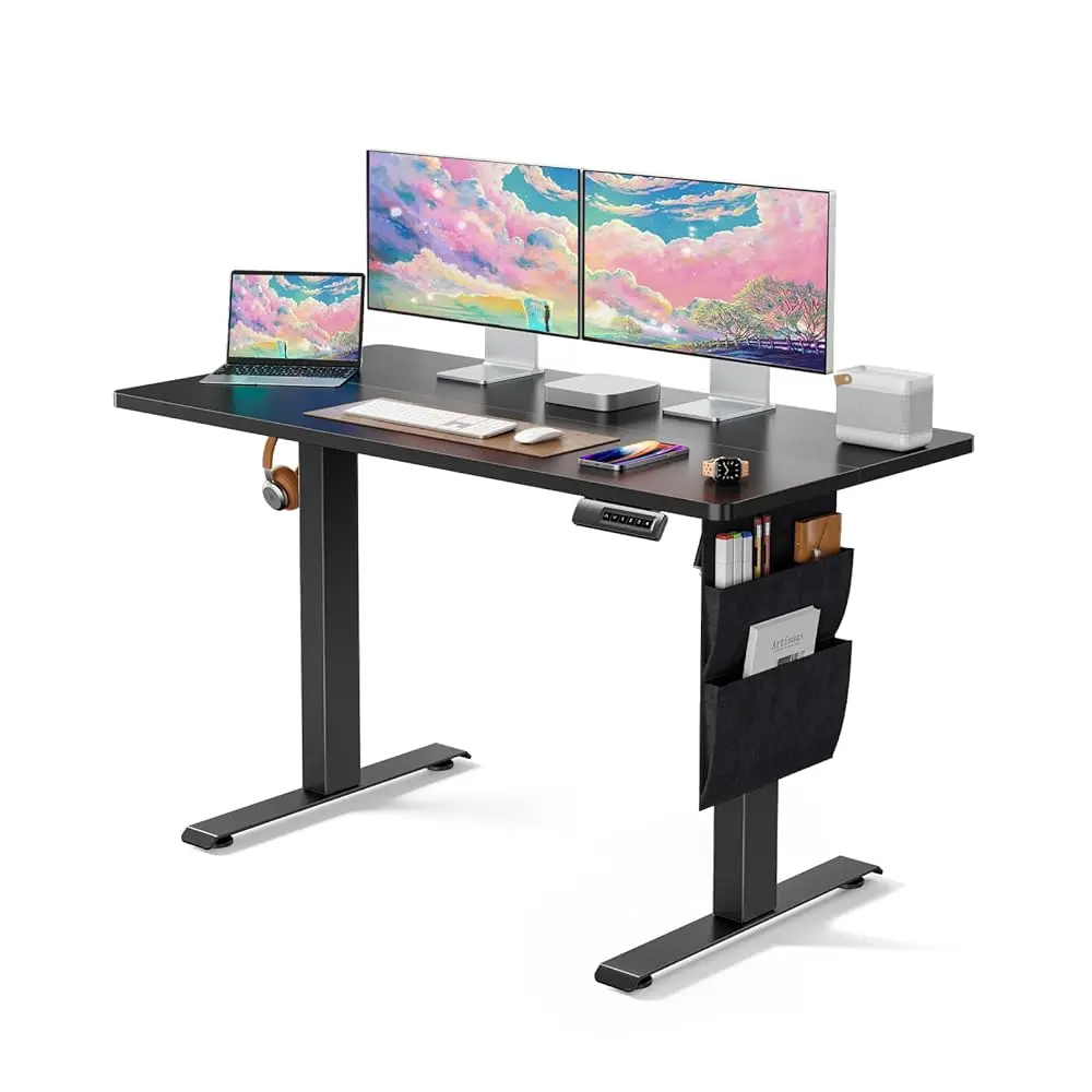 Electric Adjustable Height Standing Desk With Storage Bag, 48 * 24"" Sit Stand Up Desk For Home Office,Computer Gaming
Electric Adjustable Height Standing Desk With Storage Bag, 48 * 24"" Sit Stand Up Desk For Home Office,Computer Gaming