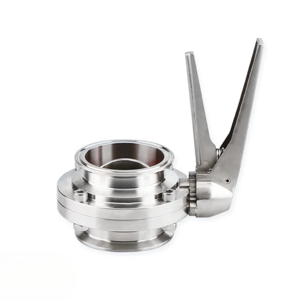 ClampΦ45Φ51mm OD64mm Butterfly Valve SS304 Duckbill Quick Butterfly Valve, Sanitary Shuck Butterfly Valve, Food SnapValve
ClampΦ45Φ51mm OD64mm Butterfly Valve SS304 Duckbill Quick Butterfly Valve, Sanitary Shuck Butterfly Valve, Food SnapValve