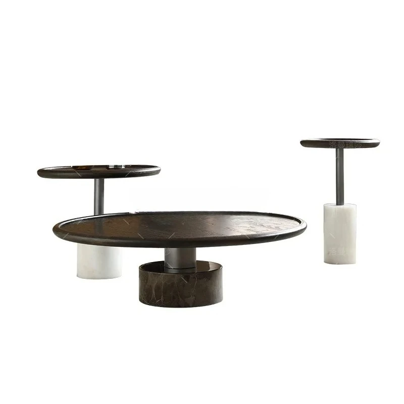 Nordic minimalist ash wood log coffee table living room wabi sand wind marble combination
Nordic minimalist ash wood log coffee table living room wabi sand wind marble combination