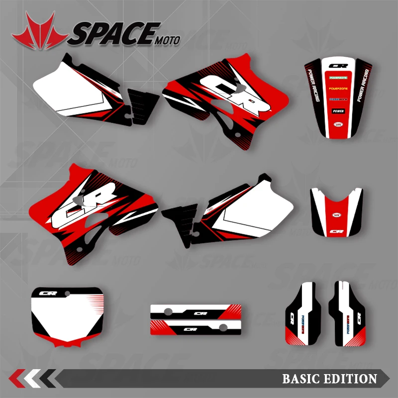 SPACE For Honda 95-97 CR125 95-96 CR250 Motorcycle Graphics Background Decals Stickers Kit Number Name Customize
SPACE For Honda 95-97 CR125 95-96 CR250 Motorcycle Graphics Background Decals Stickers Kit Number Name Customize