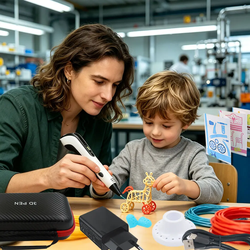2026 Christmas Popular Gifts Children 3D Printing Pen with LED Display Power Adapter Travel Case PLA Filament Kids Love DIY Toys
2026 Christmas Popular Gifts Children 3D Printing Pen with LED Display Power Adapter Travel Case PLA Filament Kids Love DIY Toys