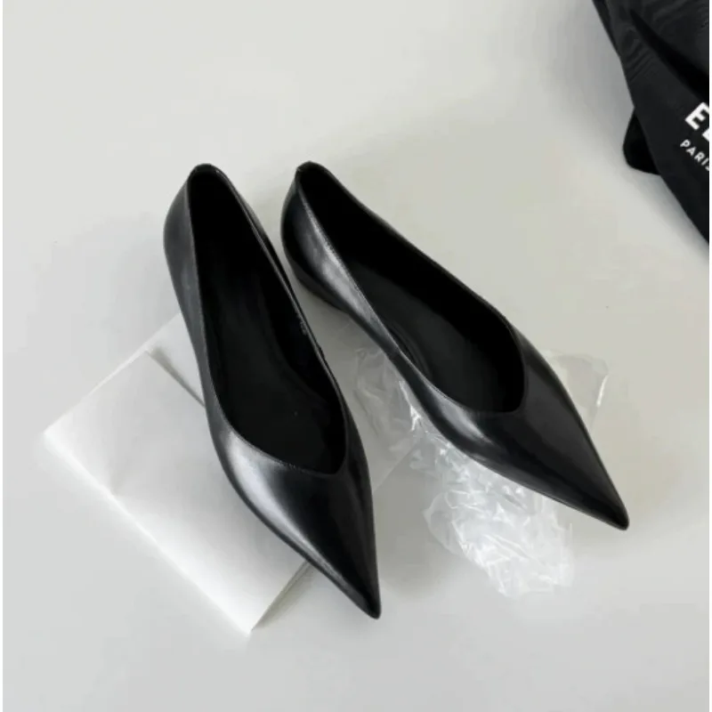 Fashion Women's Shoes French Pointed Tip Casual Shoes for Woman Luxury Genuine Leather Flat Shoe Designer Shoes Zapatos De Mujer
Fashion Women's Shoes French Pointed Tip Casual Shoes for Woman Luxury Genuine Leather Flat Shoe Designer Shoes Zapatos De Mujer