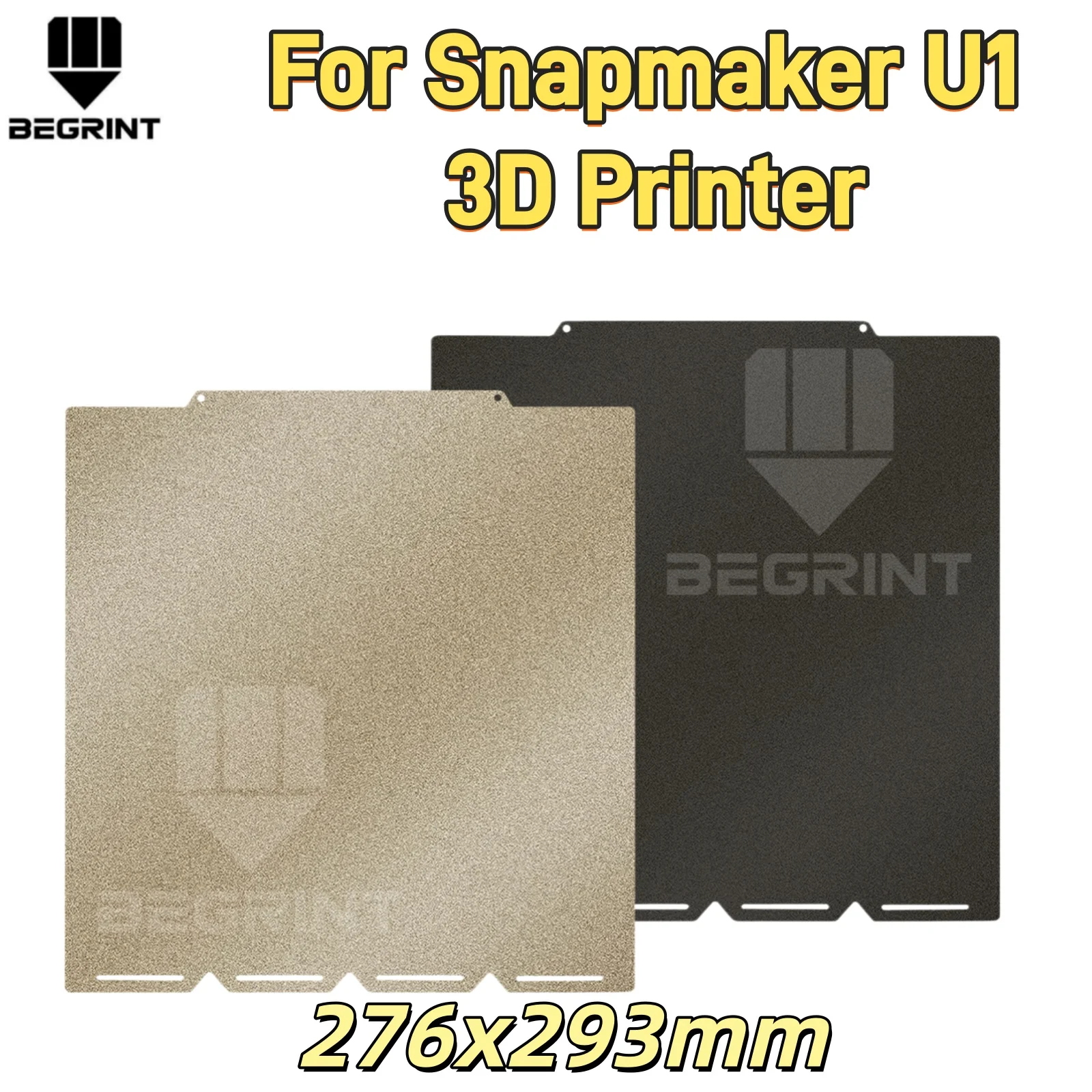 Усовершенствованная двусторонняя PEI-пластина для 3D-принтера Snapmaker U1, 276x293 мм, из пружинной стали, высокотемпературная, устойчивая к деформации, запчасти для 3D-принтеров
Усовершенствованная двусторонняя PEI-пластина для 3D-принтера Snapmaker U1, 276x293 мм, из пружинной стали, высокотемпературная, устойчивая к деформации, запчасти для 3D-принтеров