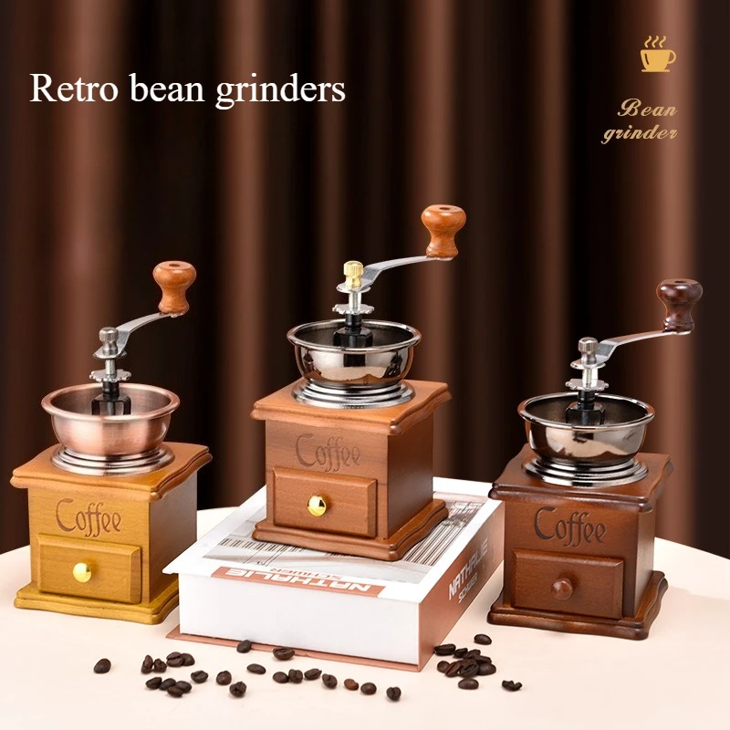 Small Retro Hand Cranked Coffee Machine for Household Use Hand Grinder Bean Grinders Kitchen Manual Coffee Bean Grinder
Small Retro Hand Cranked Coffee Machine for Household Use Hand Grinder Bean Grinders Kitchen Manual Coffee Bean Grinder
