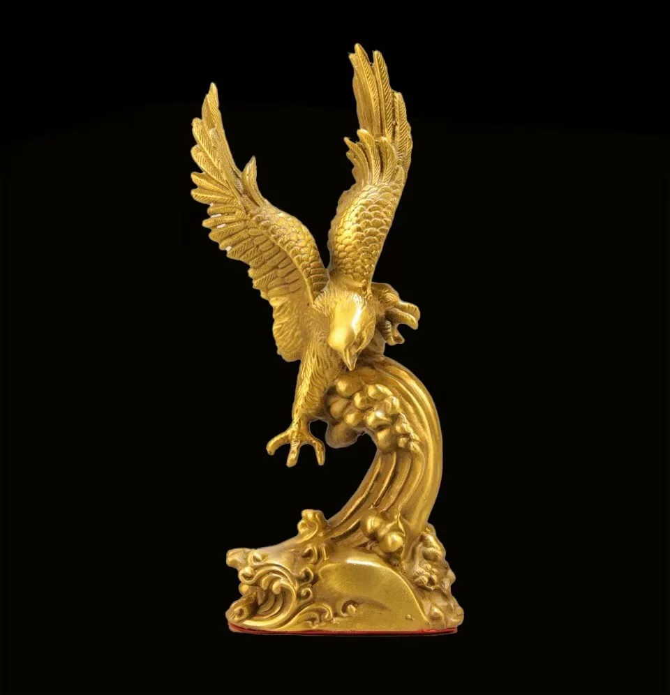Copper Eagle Ornament Pure Copper Exhibition Eagle Eagle Spreading Wings Home Study Decoration Crafts Desktop
Copper Eagle Ornament Pure Copper Exhibition Eagle Eagle Spreading Wings Home Study Decoration Crafts Desktop