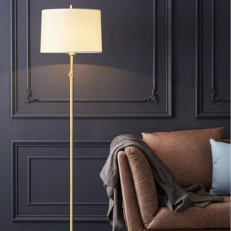 American Designer Textile Crafts LED Floor Lamp Copper Stand Light Living Room Sofa Hotel Lobby Cafe Luxury Decoration Desk Lamp
American Designer Textile Crafts LED Floor Lamp Copper Stand Light Living Room Sofa Hotel Lobby Cafe Luxury Decoration Desk Lamp