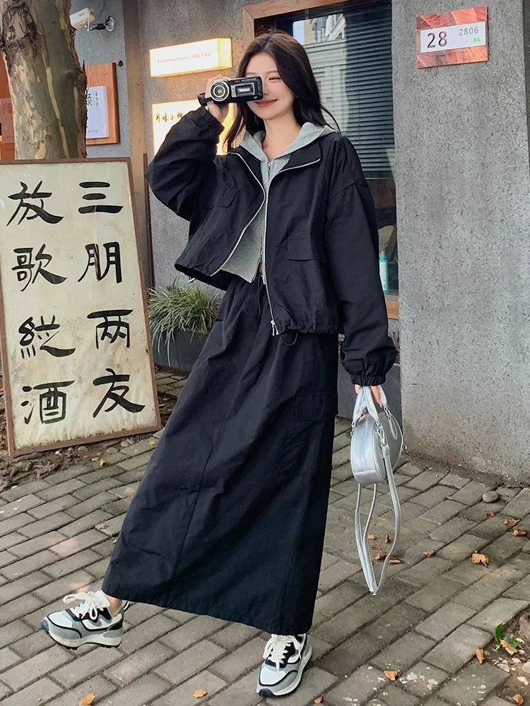 Faionable High Waist Workwear Skirt Set plus Size 300 Pou Casual Two Piece Set for Women Autumn Season Comfortable Fit
Faionable High Waist Workwear Skirt Set plus Size 300 Pou Casual Two Piece Set for Women Autumn Season Comfortable Fit