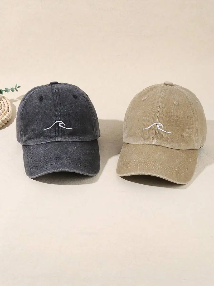 Unisex Distressed Wavy Embroidery Baseball Cap Adjustable Casual Sun Protection Hat
Unisex Distressed Wavy Embroidery Baseball Cap Adjustable Casual Sun Protection Hat