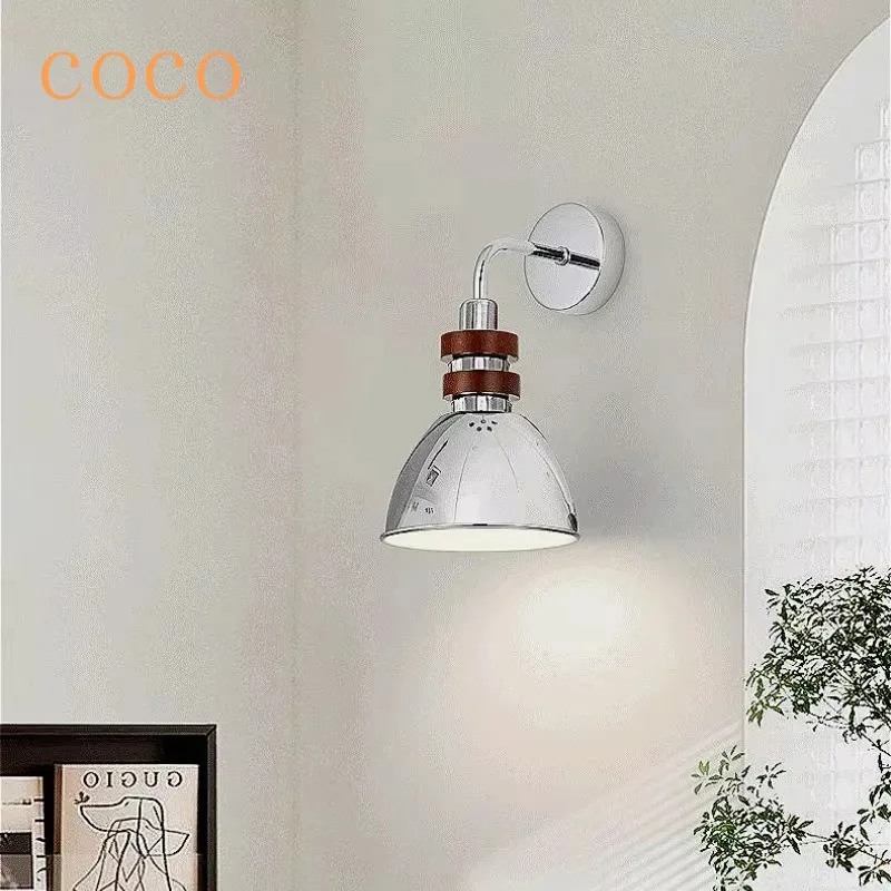 Mid ancient style silver solid wood wall lamp LED North Ouyang Terrace corridor dining room retro design decorative lighting
Mid ancient style silver solid wood wall lamp LED North Ouyang Terrace corridor dining room retro design decorative lighting
