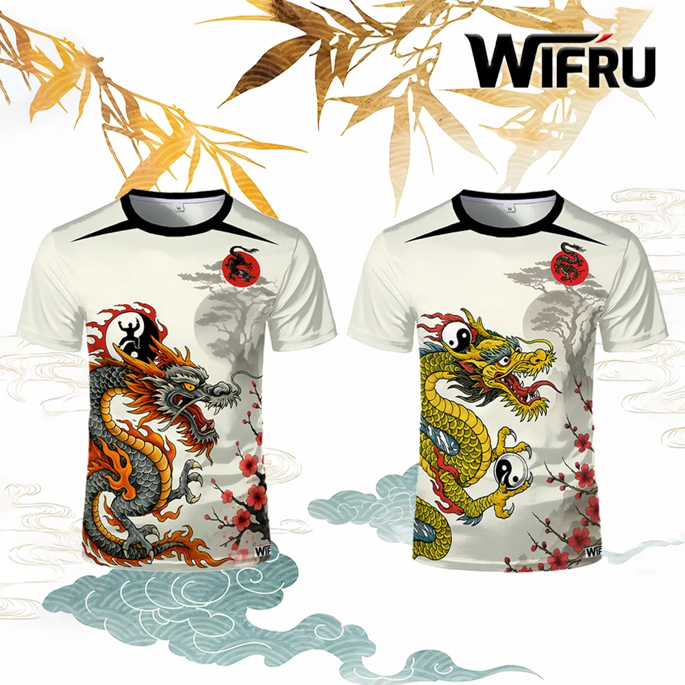Chinese Style Dragon Graphic Jersey Fashion Novelty 3D Print Men's Streetwear Outdoor Sports Leisure Breathable Football T-shirt
Chinese Style Dragon Graphic Jersey Fashion Novelty 3D Print Men's Streetwear Outdoor Sports Leisure Breathable Football T-shirt