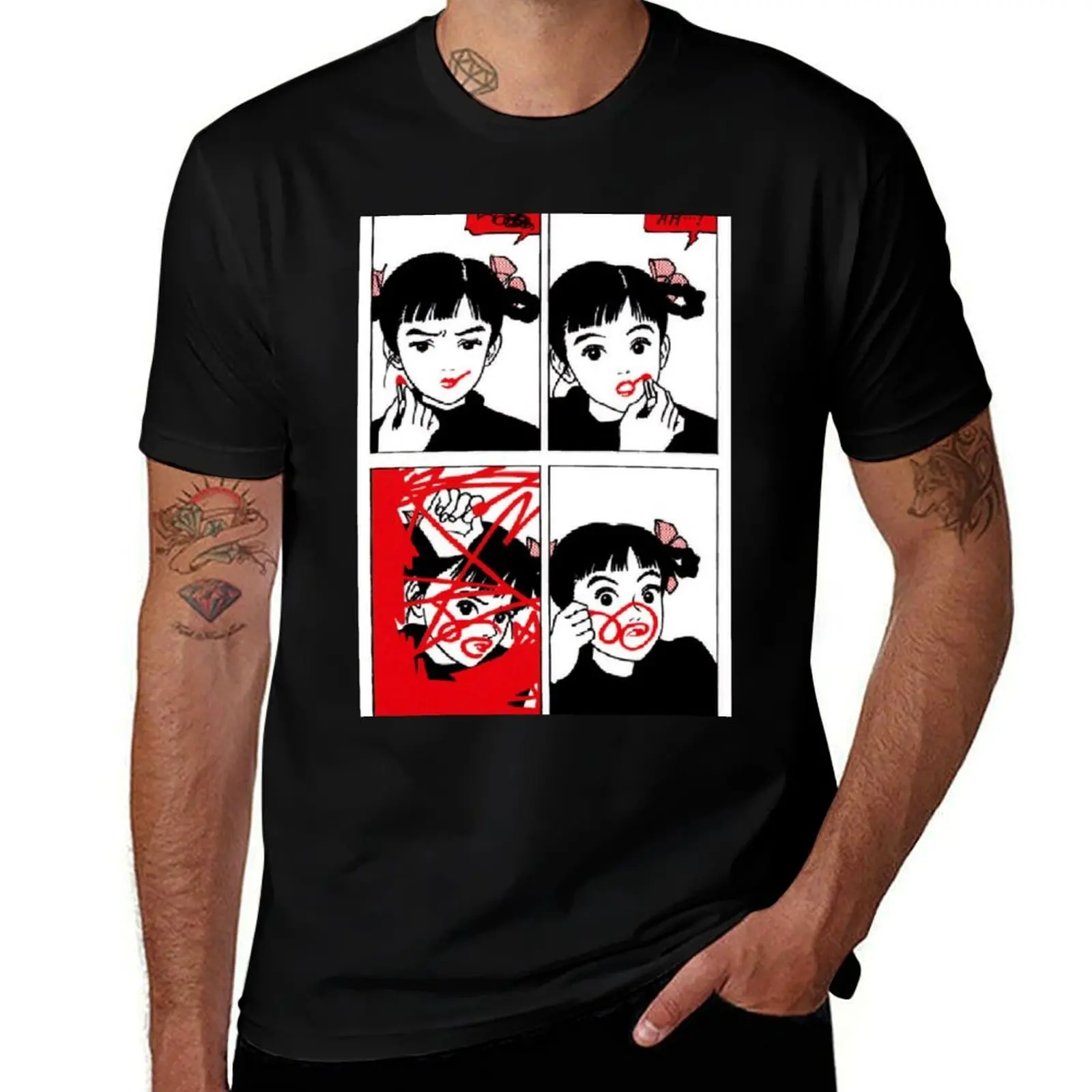 Hisashi Eguchi Lipstick Girl T-Shirt shirts graphic tee anime shirt blue archive anime tshirt funny t shirts for men
Hisashi Eguchi Lipstick Girl T-Shirt shirts graphic tee anime shirt blue archive anime tshirt funny t shirts for men