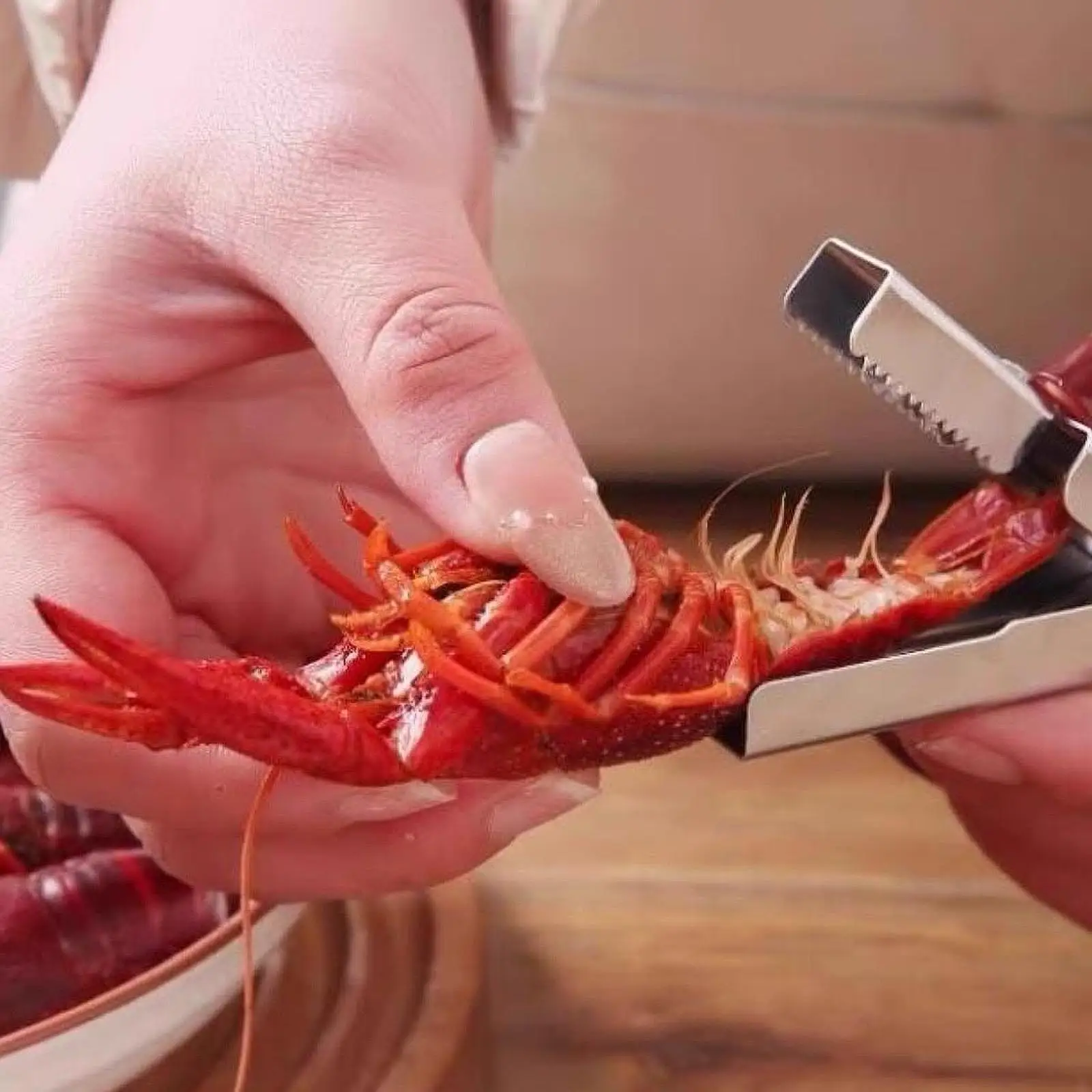 Crawfish Sheller Tool Shrimp Peeler Manual Versatile Peeling Tool Shelling Device for Party Restaurant Accessory
Crawfish Sheller Tool Shrimp Peeler Manual Versatile Peeling Tool Shelling Device for Party Restaurant Accessory