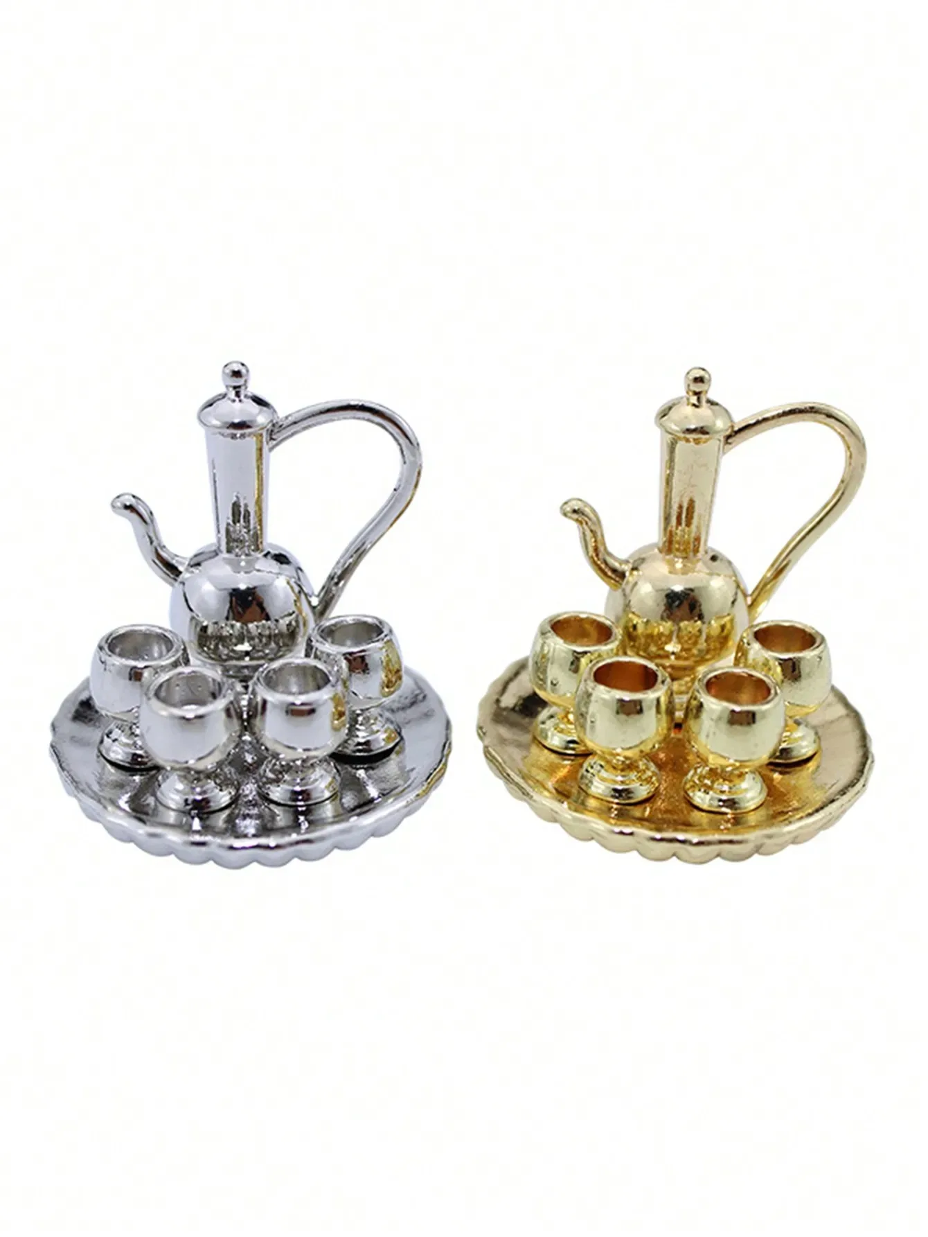 Кухня для кукольного домика – миниатюрная металлическая тарелка для кофе, круглый поднос, чайный сервиз, бокал для вина, аксессуары для миниатюрных сцен.
Кухня для кукольного домика – миниатюрная металлическая тарелка для кофе, круглый поднос, чайный сервиз, бокал для вина, аксессуары для миниатюрных сцен.