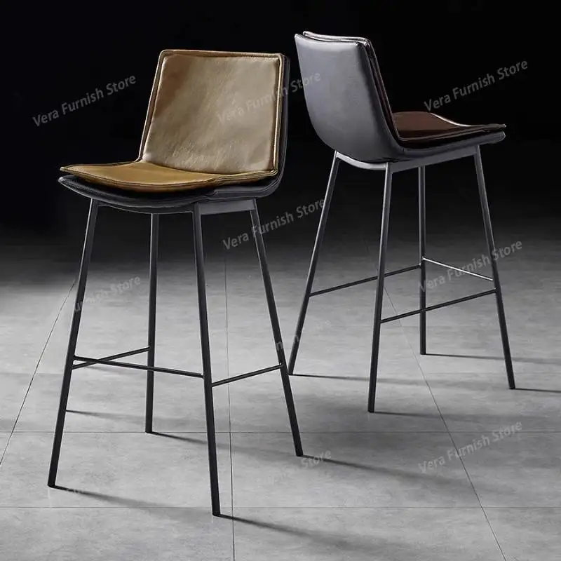 Luxury Design Bar Chair Back Support High Quality Upholstered Office Bar Chair High Nordic Modern Taburete Club Furniture
Luxury Design Bar Chair Back Support High Quality Upholstered Office Bar Chair High Nordic Modern Taburete Club Furniture