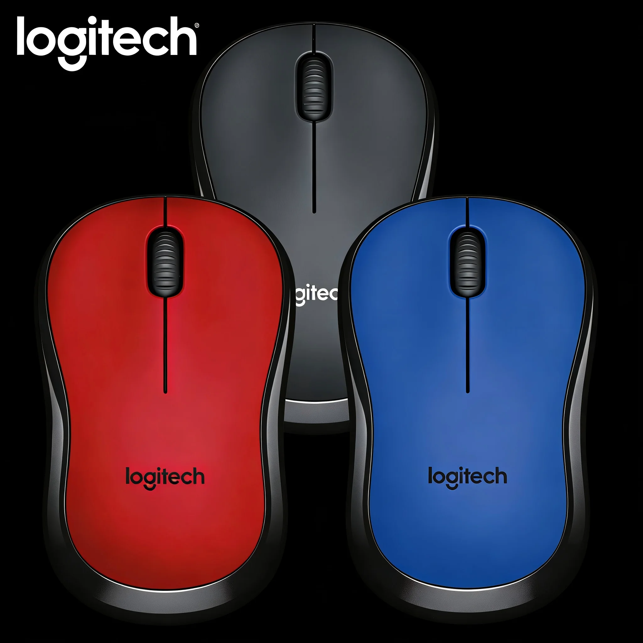 Logitech M220 Wireless Mouse, Silent Click, Optical, Business Grade for Office & Corporate Use