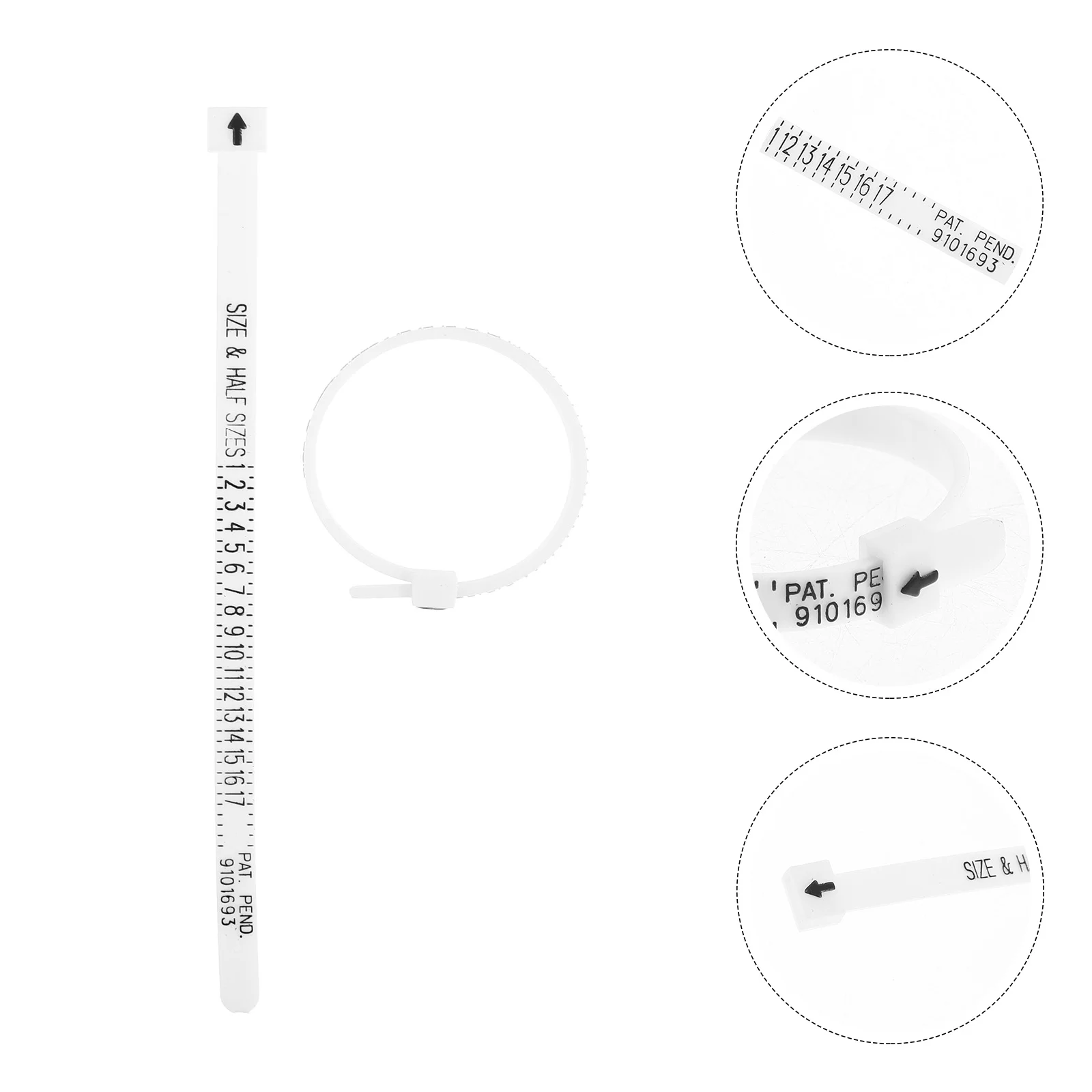 2pcs Ring Gauge Multisizer Economical Finger Jewelry Sizer Gauge for Men Women Kids Check Ring Size (US Size)
2pcs Ring Gauge Multisizer Economical Finger Jewelry Sizer Gauge for Men Women Kids Check Ring Size (US Size)