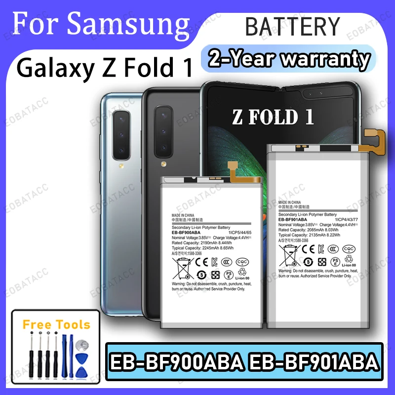 For Samsung Galaxy Z Fold 1 Battery EB-BF900ABA EB-BF901ABA High Capacity Long Lasting Premium Quality +Free Tools
For Samsung Galaxy Z Fold 1 Battery EB-BF900ABA EB-BF901ABA High Capacity Long Lasting Premium Quality +Free Tools