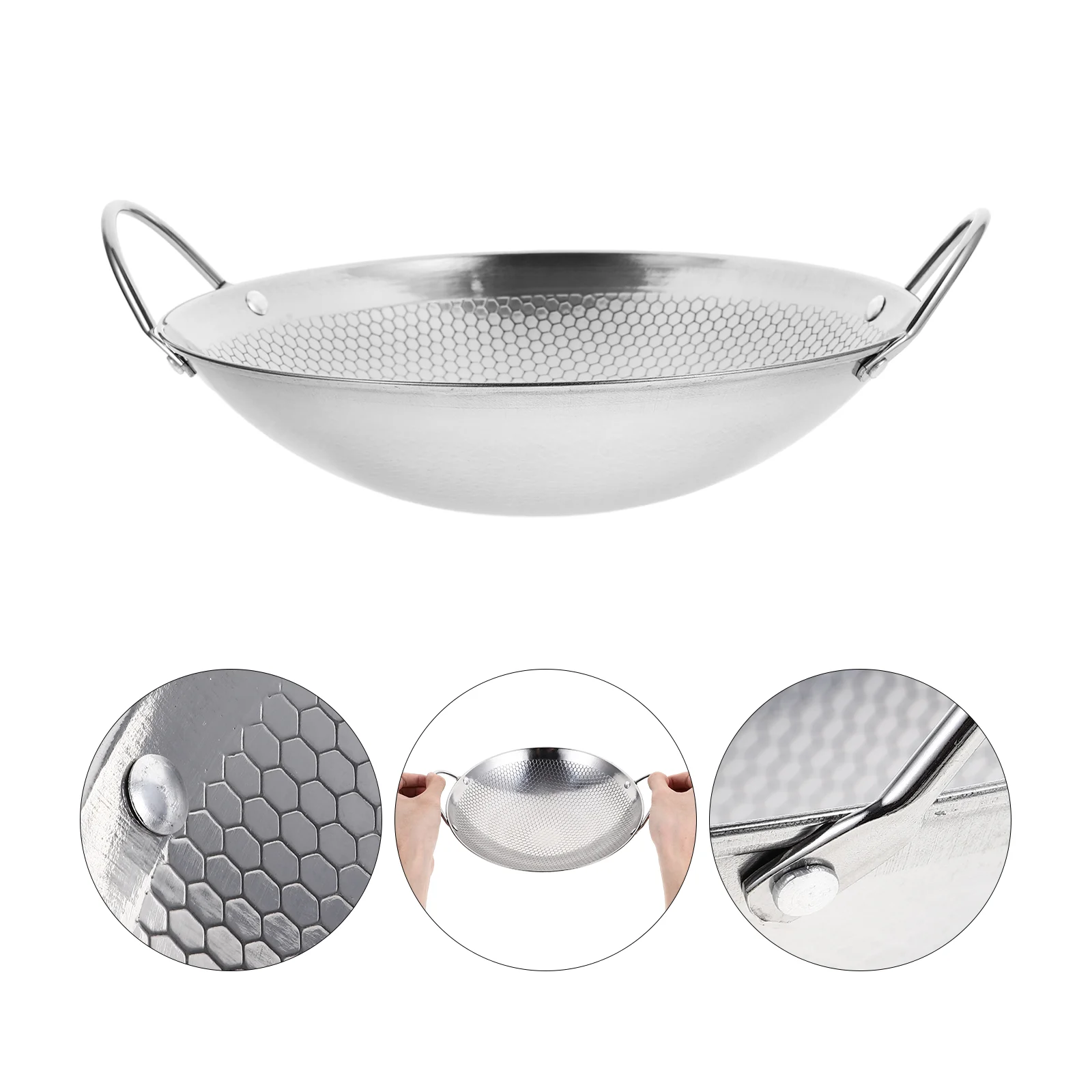 Divided Pot Stainless Steel Griddle Fondue Kitchen Metal Soup Cooking Tool Work Mini Wok
Divided Pot Stainless Steel Griddle Fondue Kitchen Metal Soup Cooking Tool Work Mini Wok