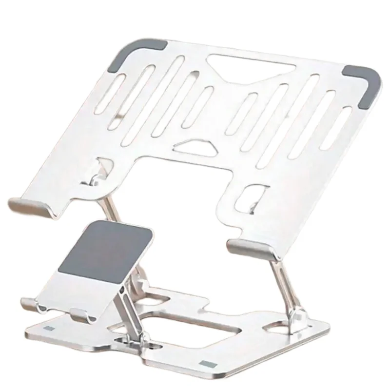 XB-Heat Dissipation And Anti Slip Foldable 2-In-1 Adjustable Height Stable Stand For Mobile Phones Laptops And Tablets
XB-Heat Dissipation And Anti Slip Foldable 2-In-1 Adjustable Height Stable Stand For Mobile Phones Laptops And Tablets