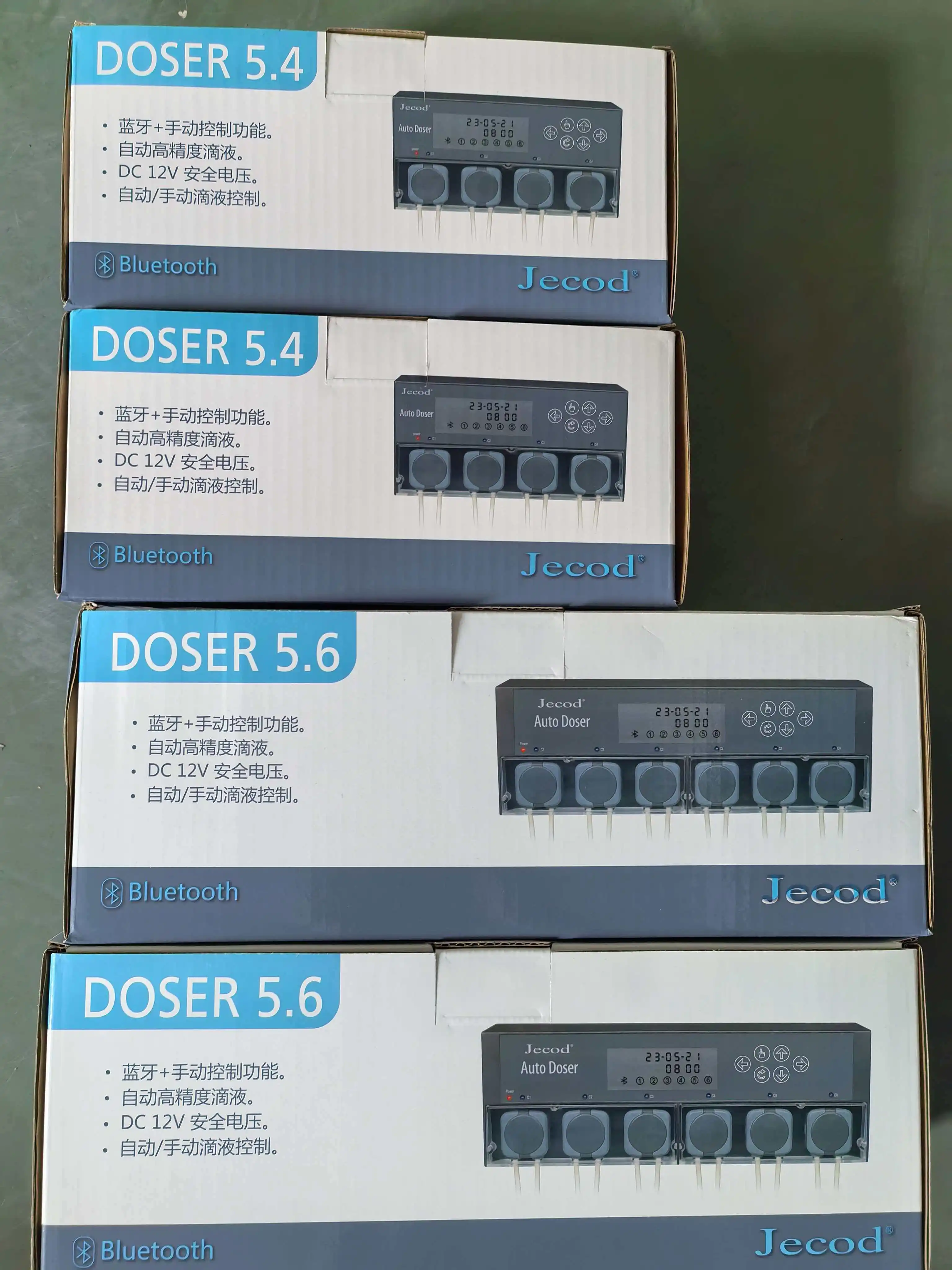Jebao Jecod New Smart DC 12V App Bluetooth Programmable DOSER 5.4/5.6 Auto Saltwater Freshwater Fish Tank Aquarium Dosing Pump
Jebao Jecod New Smart DC 12V App Bluetooth Programmable DOSER 5.4/5.6 Auto Saltwater Freshwater Fish Tank Aquarium Dosing Pump