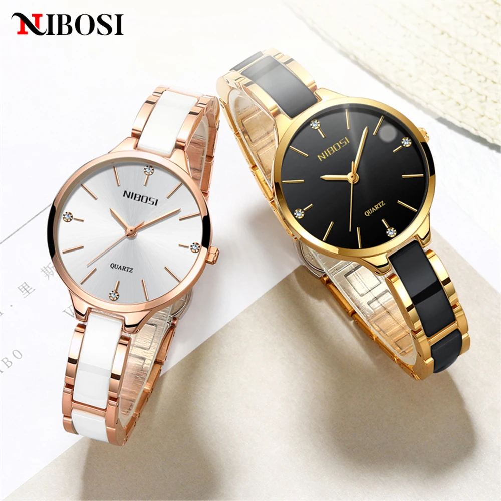 NIBOSI Fashion Women Watches Top Brand Luxury Ceramic Strap Rose Gold Watch Waterproof Ladies Quartz Wristwatch Relogio Feminino
NIBOSI Fashion Women Watches Top Brand Luxury Ceramic Strap Rose Gold Watch Waterproof Ladies Quartz Wristwatch Relogio Feminino