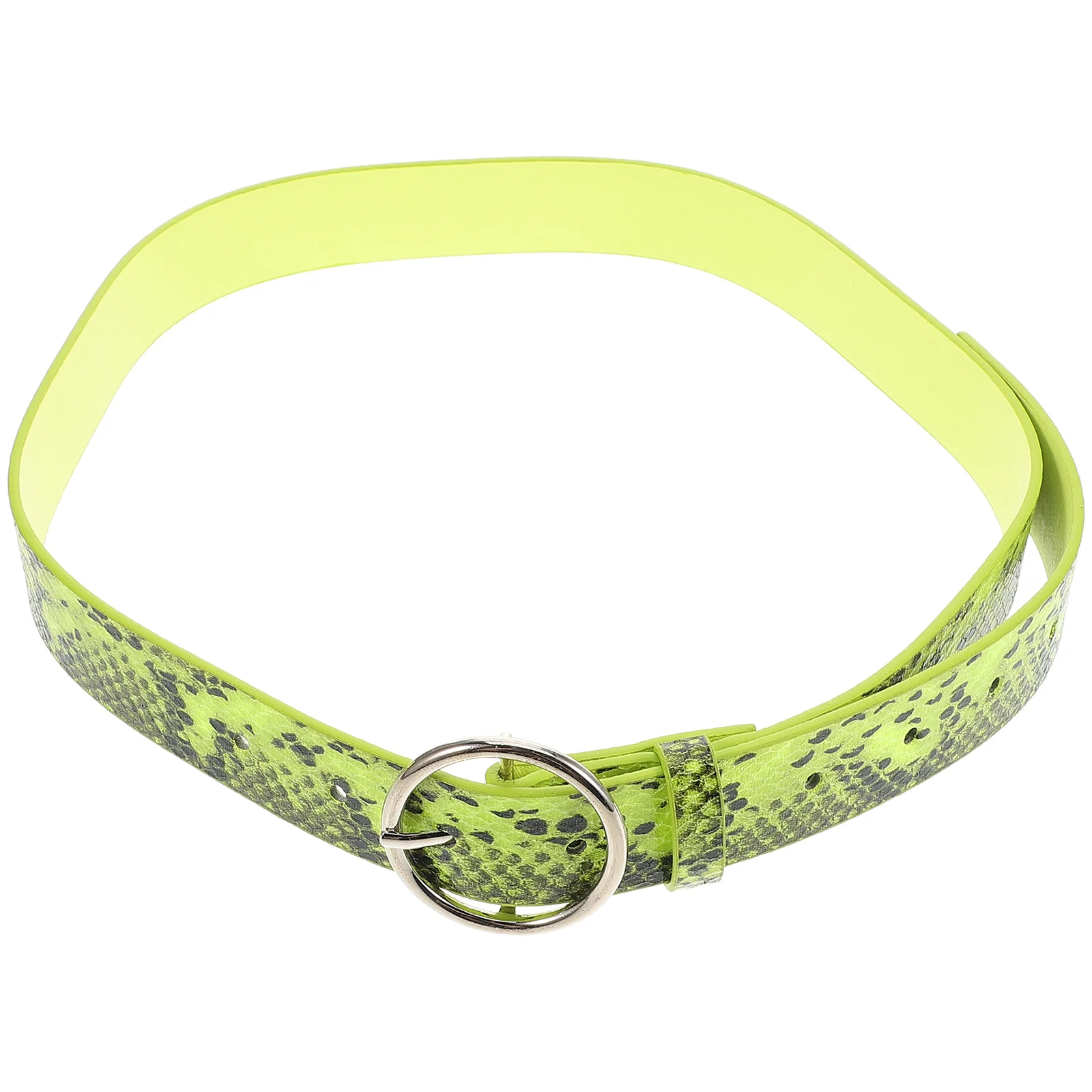 Snakeskin Fluorescent Green Belt Round Buckle Trendy Waist Belt for Dresses Jeans Women Fashion Waistline Booster
Snakeskin Fluorescent Green Belt Round Buckle Trendy Waist Belt for Dresses Jeans Women Fashion Waistline Booster
