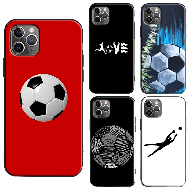 Football Soccer Ball TPU Case For iPhone 11 12 13 Pro Max mini X XS Max XR 6S 7 8 Plus SE 2020 Cover Fundas
Football Soccer Ball TPU Case For iPhone 11 12 13 Pro Max mini X XS Max XR 6S 7 8 Plus SE 2020 Cover Fundas