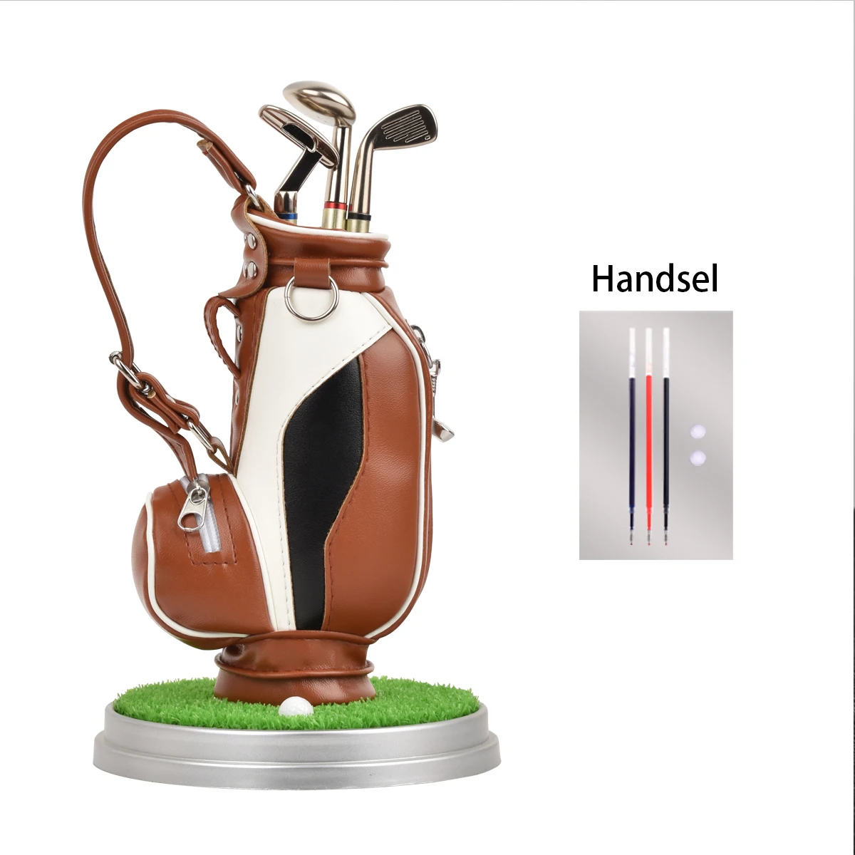 Golf Pen Holder with 3 Pcs Golf Club Pen for Writing Suitable for Desk Decoration & Golf Cake Decoration Perfect Gift for Golfer
Golf Pen Holder with 3 Pcs Golf Club Pen for Writing Suitable for Desk Decoration & Golf Cake Decoration Perfect Gift for Golfer