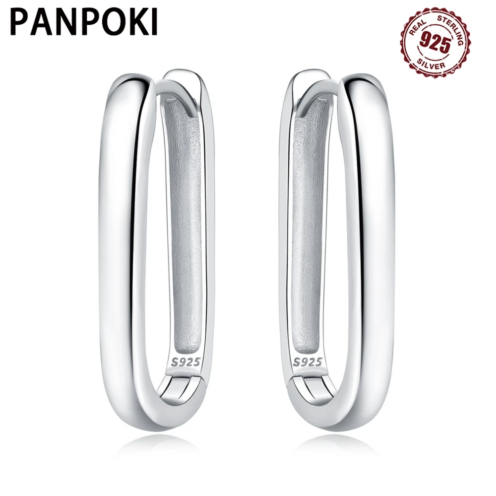 925 Sterling Silver Simple Versatile Earrings Jewelry Versatile Hoop Earrings For Women Jewelry Fine Birthday Party Gifts
925 Sterling Silver Simple Versatile Earrings Jewelry Versatile Hoop Earrings For Women Jewelry Fine Birthday Party Gifts